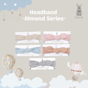 Carrol n Barrol Headband Baby Almond Colors - Bandana Bayi