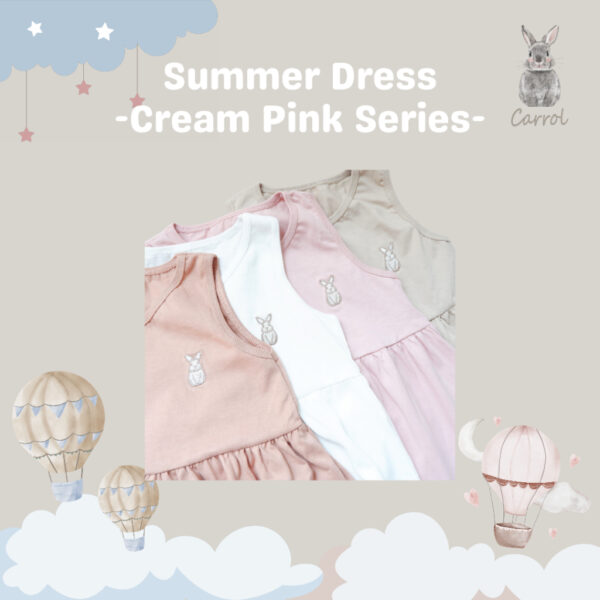 Carrol n Barrol Dress Summer Cotton Almond Collections - Dress Anak Katun - Gambar 2
