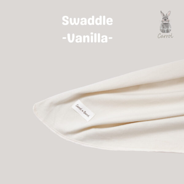 Carrol n Barrol Swaddle Baby Vanilla Collections - Bedong Bayi Premium Katun New Colors - Gambar 2