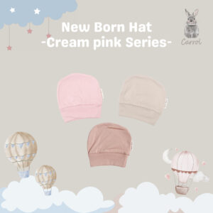 Carrol n Barrol New Born Hat Cotton Almond Collections - Topi Bayi Polos Katun
