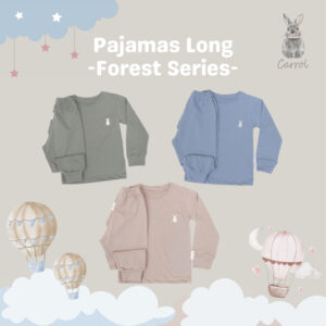 Carrol n Barrol Pajamas Set Almond Colors Collections - Piyama Anak Katun