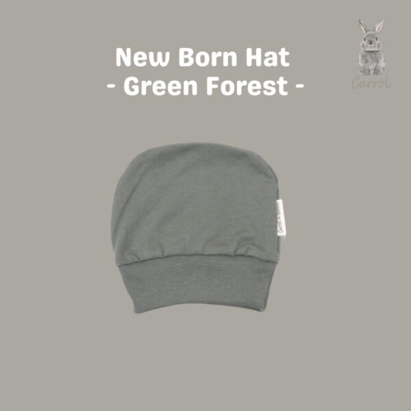 Carrol n Barrol New Born Hat Cotton Almond Collections - Topi Bayi Polos Katun - Gambar 3