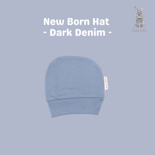 Carrol n Barrol New Born Hat Cotton Almond Collections - Topi Bayi Polos Katun - Gambar 2