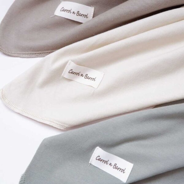 Carrol n Barrol Swaddle Baby Vanilla Collections - Bedong Bayi Premium Katun New Colors - Gambar 3