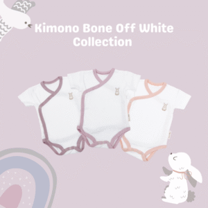 Carrol n Barrol Kimono Jumper White Editions - Kimono Pendek Bayi - Jumper Bayi