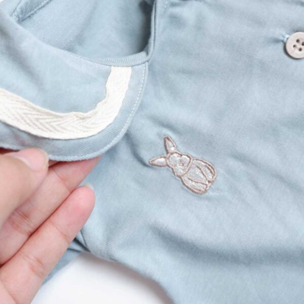 Carrol n Barrol Sailor Romper Almond Collections - Romper Sailor - Romper Bayi Katun - Gambar 5