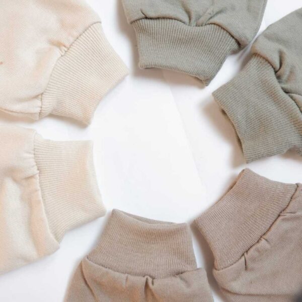Carrol n Barrol Mittents n Botties Vanilla Colors - Set Tangan Kaki Baby - Gambar 7