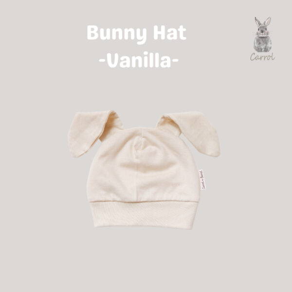 Carrol n Barrol Bunny Ears Hat Vanilla Colors - Topi Bayi Kuping Kelinci - Gambar 4