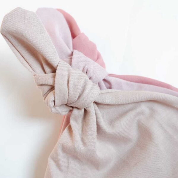 Carrol n Barrol Knot Hat Cotton Rose Blush Collections - Topi Bayi Knot Lucu - Gambar 6