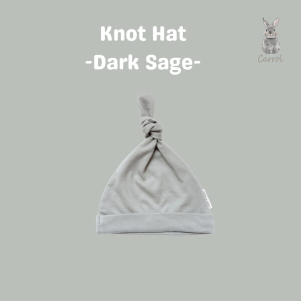 Carrol n Barrol Knot Hat Cotton Vanilla Collections - Topi Bayi Knot Lucu - Gambar 2
