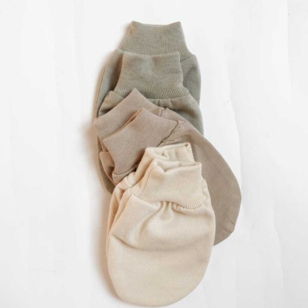 Carrol n Barrol Mittents n Botties Vanilla Colors - Set Tangan Kaki Baby - Gambar 6