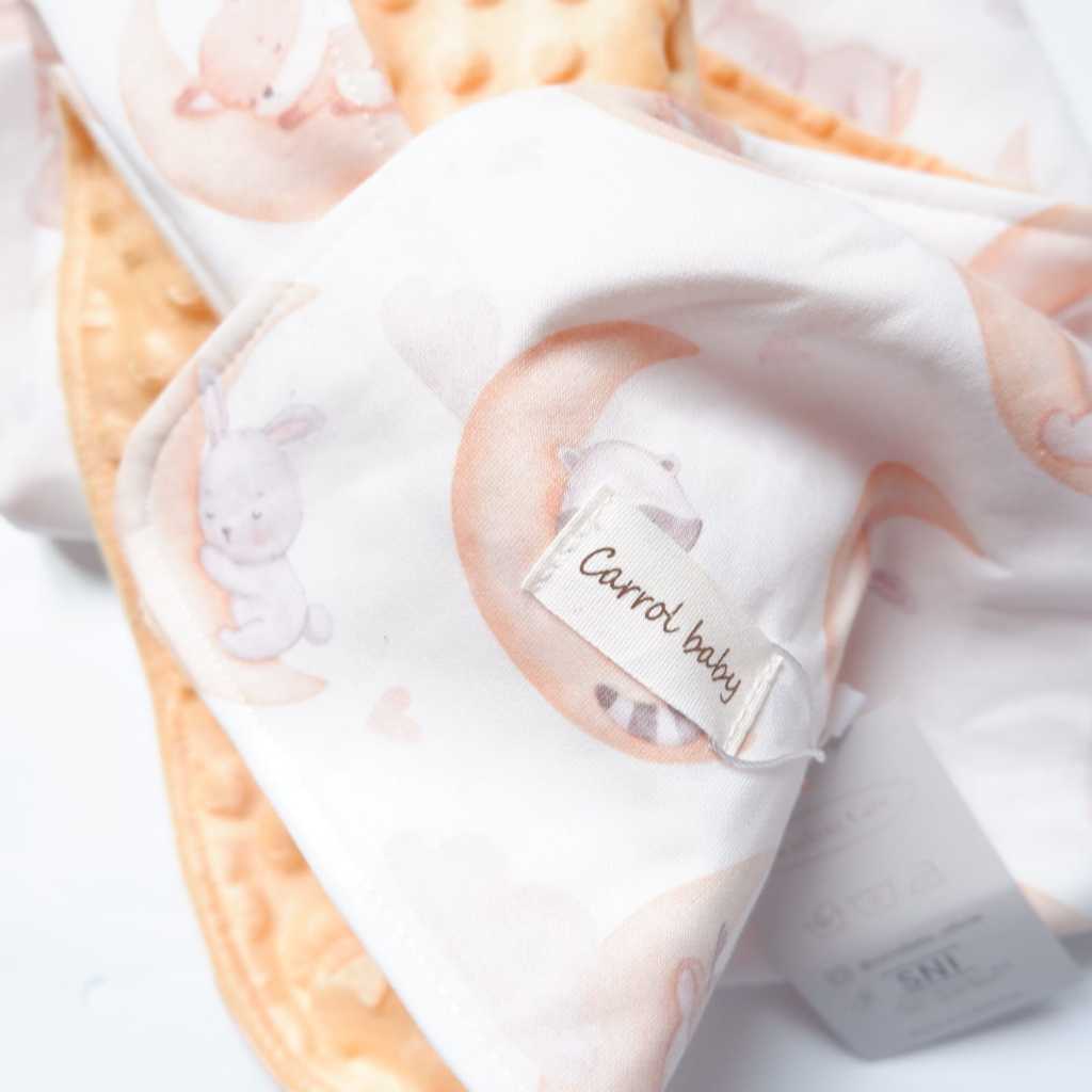 Carrol Baby On The Go Blanket Sleeping Fox n Friends - Selimut On The Go Bayi - Gambar 5