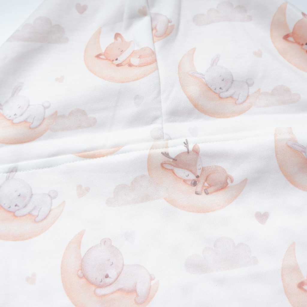 Carrol Baby On The Go Blanket Sleeping Fox n Friends - Selimut On The Go Bayi - Gambar 3