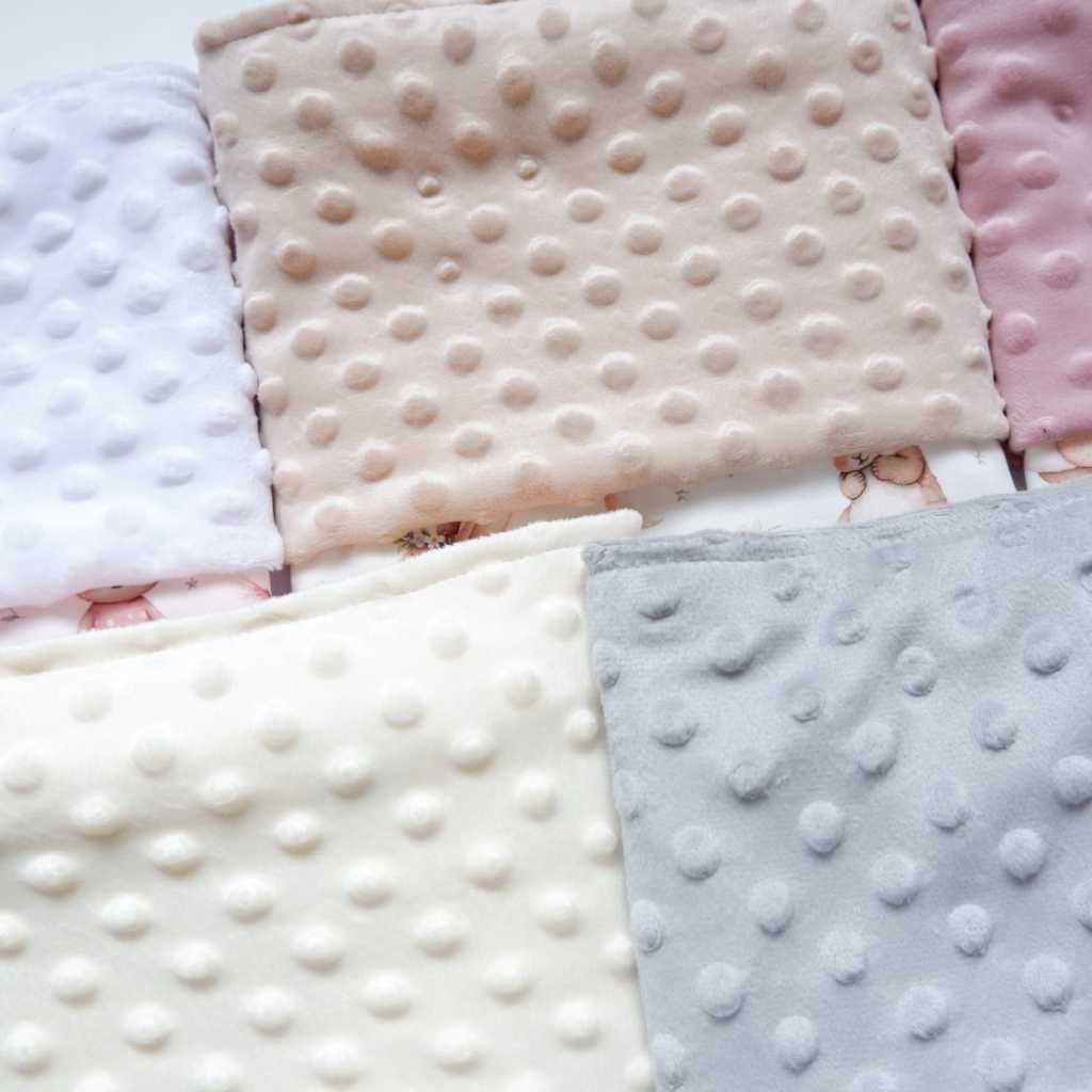 Carrol Baby Blanket Baby Cloud Bunnies - Selimut Bayi - Selimut Minky - Gambar 4