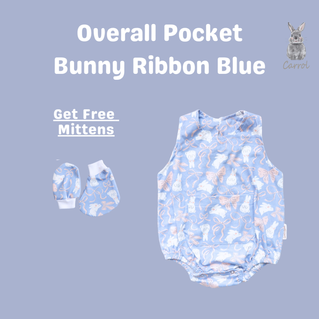 Carrol n Barrol Overall Pocket Jumper Daily Wear Bear n Friends Collections - Jumper Bayi Katun - Baju Jumper Bayi Katun - Gambar 5