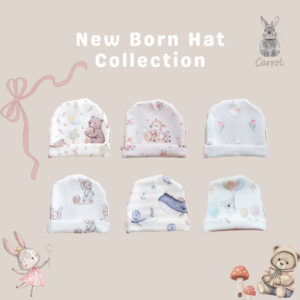 Carrol n Barrol New Born Hat Bear Bunny Collections - Topi Bayi