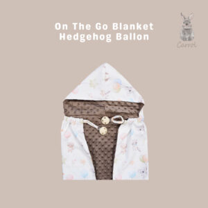 Carrol Baby On The Go Blanket Hedgehog Ballons selimut On The Go Bayi