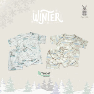 Carrol n Barrol Playset Kids Tencel - Setelan Tencel Anak - Setelan Pendek Tencel Anak - Setelan Tencel - Winter Collections