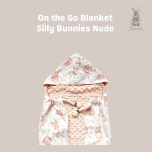 Carrol Baby On The Go Blanket Silly Bunny Nude - Selimut On The Go Bayi