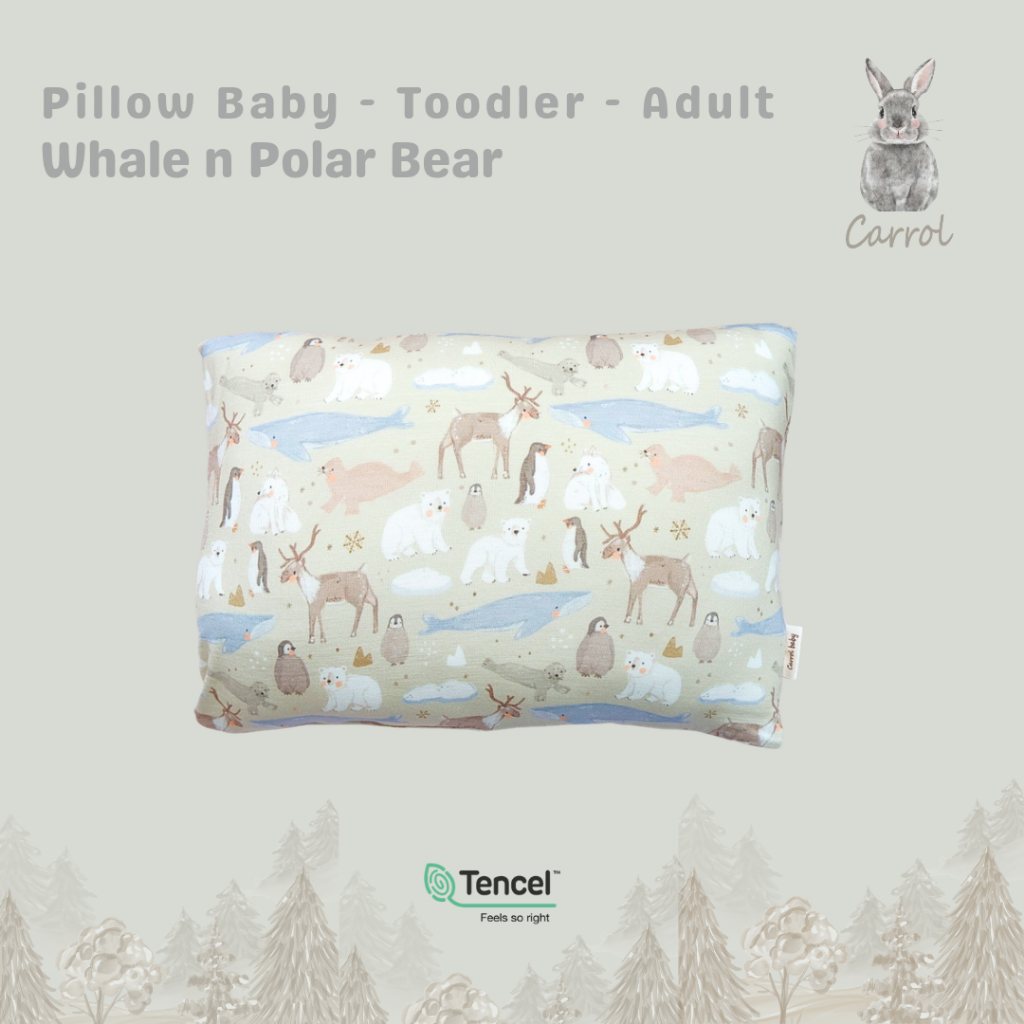 Carrol Baby Pillow Toodler Size - Bantal Toodler Tencel - Winter Collections - Gambar 4