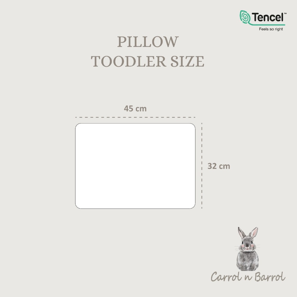 Carrol Baby Pillow Toodler Size - Bantal Toodler Tencel - Winter Collections - Gambar 7