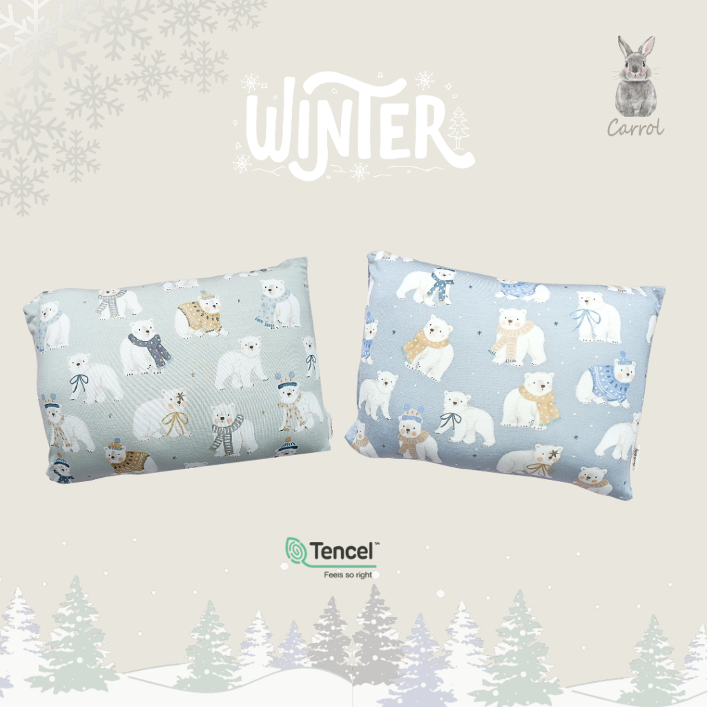 Carrol Baby Pillow Toodler Size - Bantal Toodler Tencel - Winter Collections