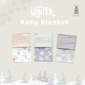 Carrol Baby Blanket Baby Winter Collections - Selimut Bayi - Selimut Minky