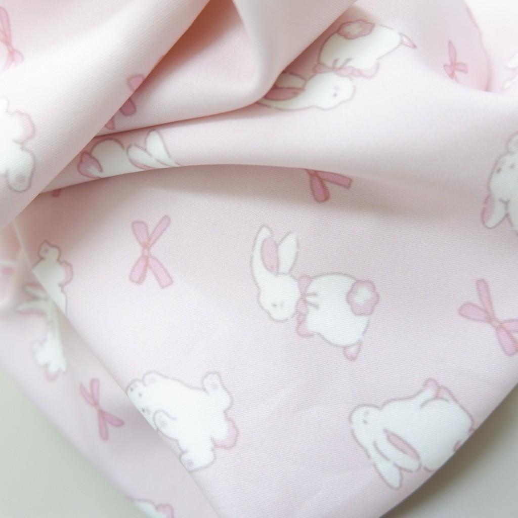 Carrol Baby Blanket Toodler Bunny Ribbon Pink - Toodler Blanket - Selimut Anak - Gambar 3