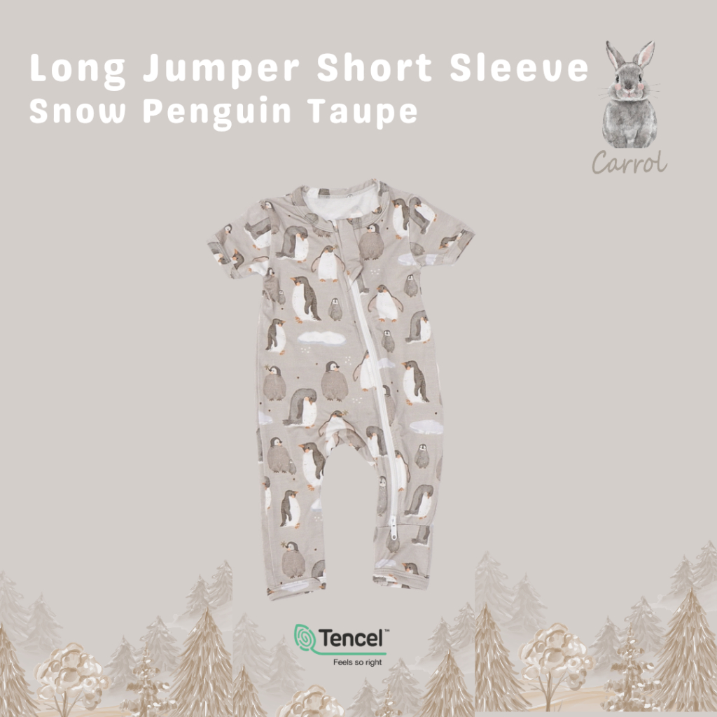 Carrol n Barrol Long Jumper Short Sleeve Tencel - Jumper Lengan Pendek Kaki Panjang - Winter Collections - Gambar 2