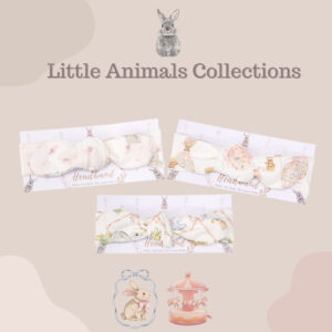 Carrol n Barrol Headband Little Animals Collections - Bandana Bayi Motif - Bandana Pita Bunga
