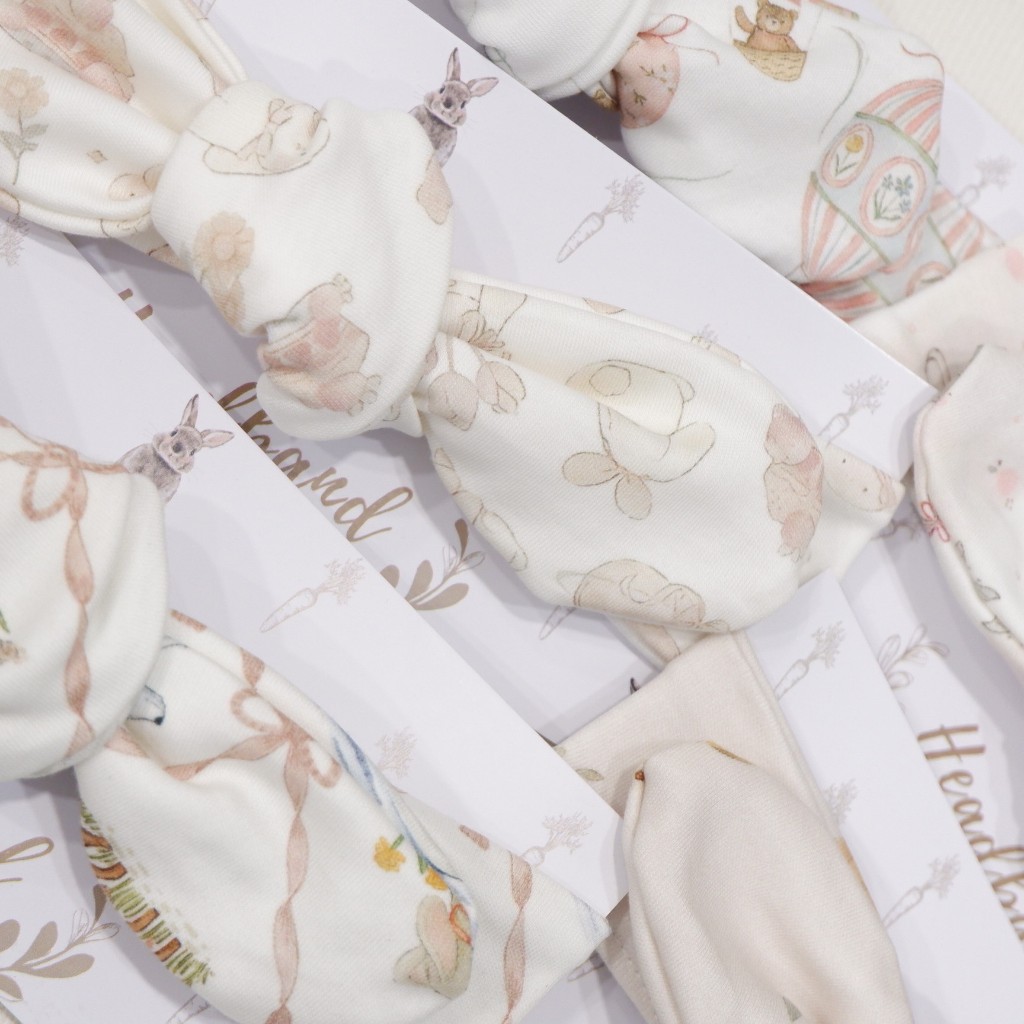 Carrol n Barrol Headband Little Animals Collections - Bandana Bayi Motif - Bandana Pita Bunga - Gambar 7