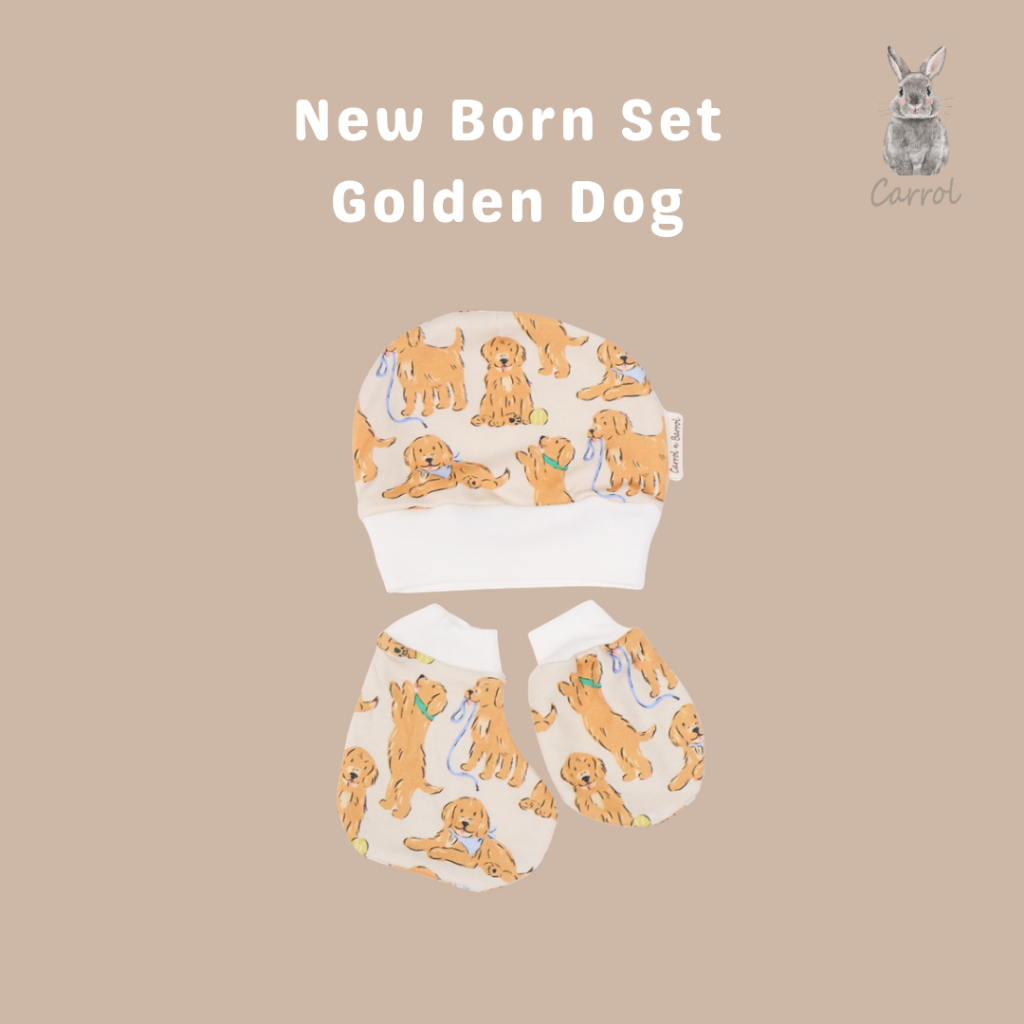 Carrol n Barrol New Born Set Little Animals Collection - Topi Set Tangan Kaki Baby Katun - Set Tangan Kaki Bayi Lucu - Gambar 4