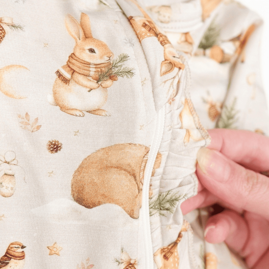 Carrol n Barrol Long Jumper Ruffle Tencel - Jumper Lengan Panjang Kaki Panjang - Winter Collections - Gambar 7