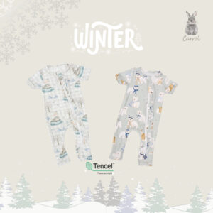 Carrol n Barrol Long Jumper Ruffle Short Sleeve Tencel - Jumper Lengan Pendek Kaki Panjang - Winter Collections