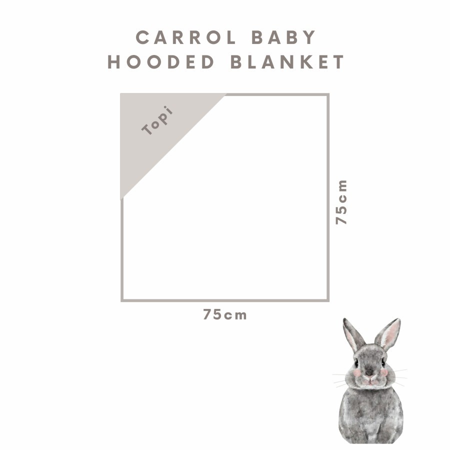 Carrol Baby Blanket Baby Size Pretty Bunny - Selimut Bayi - Selimut Baby Minky Dot Blanket - Blanket Baby Motif Lucu - Gambar 7