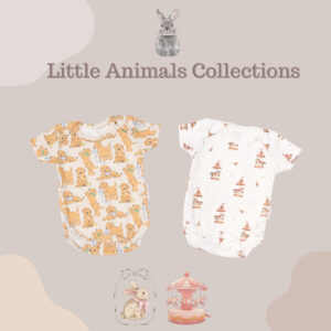 Carrol n Barrol Bodysuit Jumper Little Animals Collections - Jumper Kodok Katun - Jumper Bayi Motif Lucu