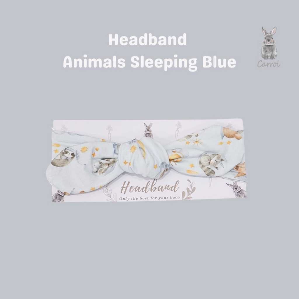 Carrol n Barrol Headband Baby - Bandana Bayi Motif - Bandana Pita - Headband Tencel - Gambar 3