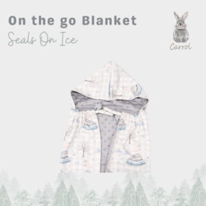 Carrol Baby On The Go Blanket Seal On Ice - Selimut On The Go Bayi
