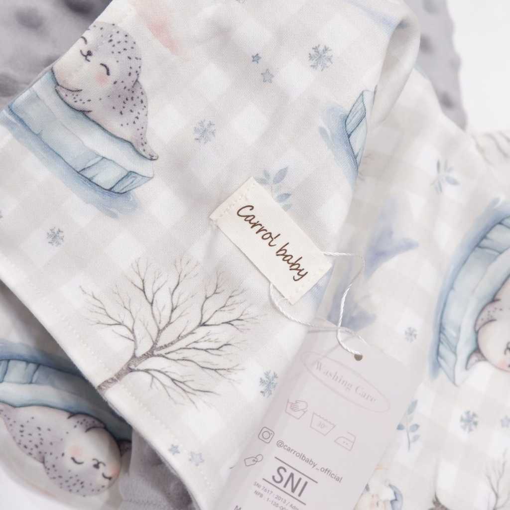 Carrol Baby On The Go Blanket Seal On Ice - Selimut On The Go Bayi - Gambar 4