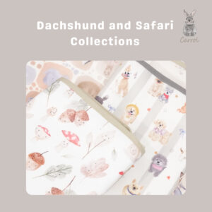 Carrol Baby Waterproof Dachshund n Safari Collections - Perlak Bayi