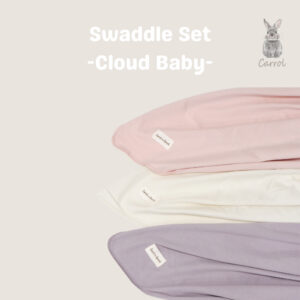 Carrol n Barrol Swaddle Set Cloud Baby Series- Bedong Set - Swaddle Premium