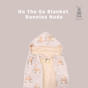 Carrol Baby On The Go Blanket Bunnies Nude - Selimut On The Go Bayi