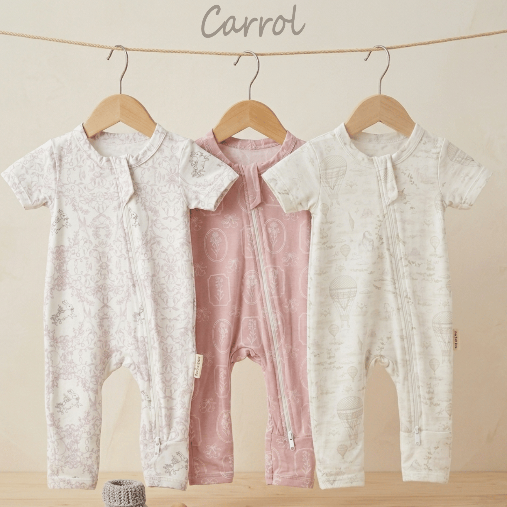 Carrol n Barrol Long Jumper Short Sleeve TENCEL™ Signature Collections - Jumper Lengan Pendek Kaki Panjang
