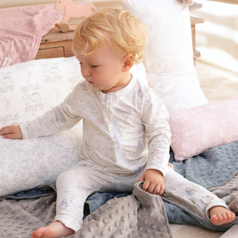 Carrol n Barrol Sleepsuit TENCEL™ Signature Collections - Jumper Panjang Buka Tutup tangan kaki - Gambar 2