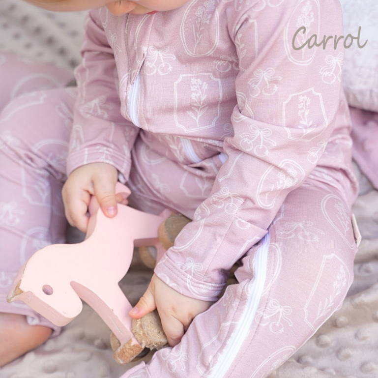 Carrol n Barrol Sleepsuit TENCEL™ Signature Collections - Jumper Panjang Buka Tutup tangan kaki - Gambar 3