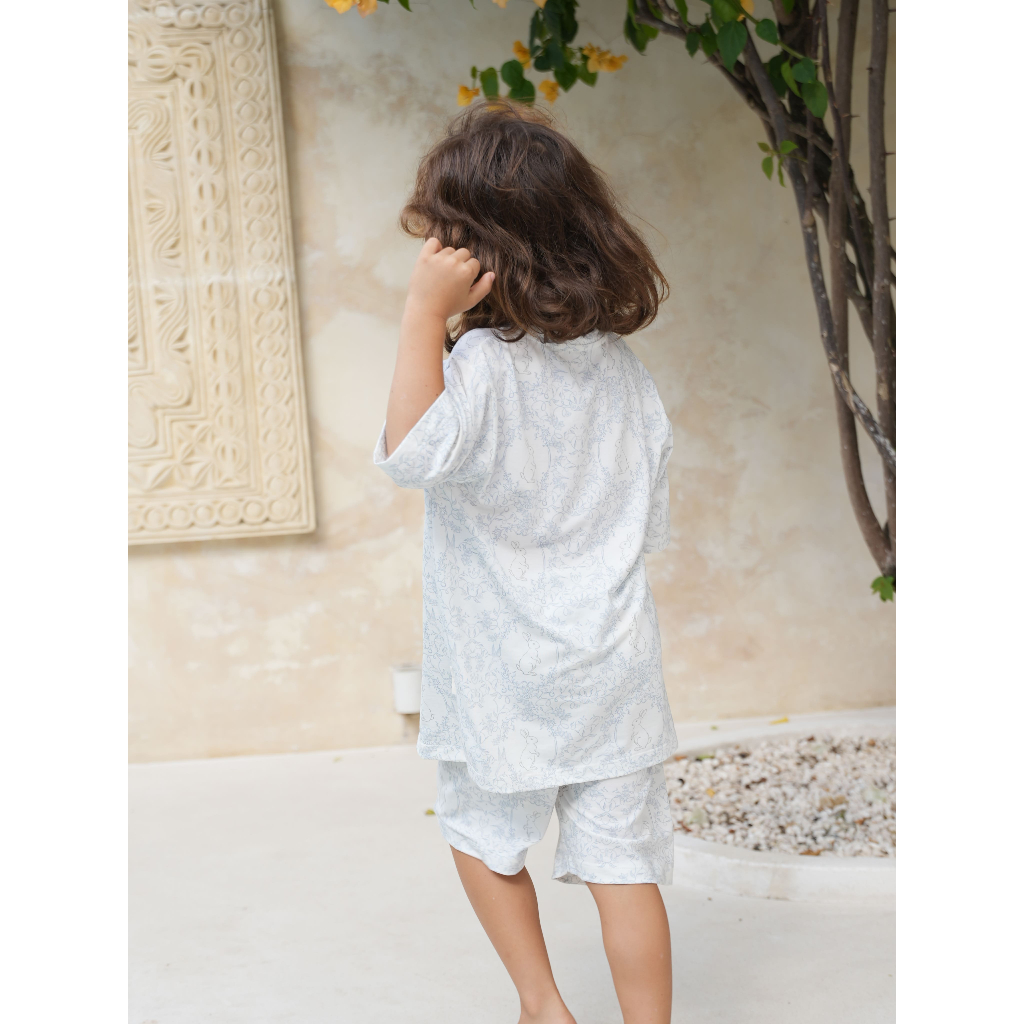 Carrol n Barrol Playset Toodler TENCEL™ Signature Collections - Setelan Anak - Setelan Pendek Anak - Baju Set Tencel - Gambar 2