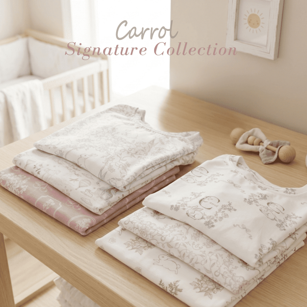 Carrol n Barrol Playset Toodler TENCEL™ Signature Collections - Setelan Anak - Setelan Pendek Anak - Baju Set Tencel - Gambar 5