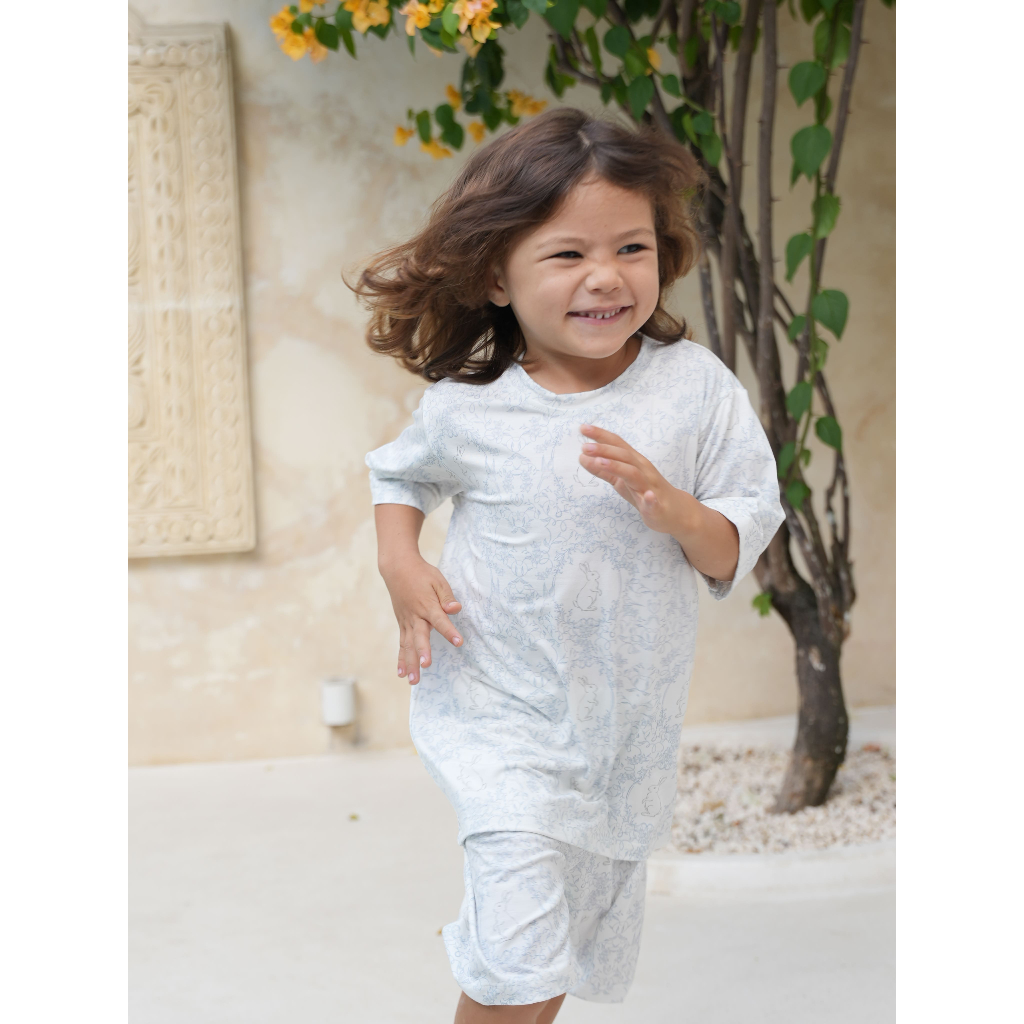 Carrol n Barrol Playset Toodler TENCEL™ Signature Collections - Setelan Anak - Setelan Pendek Anak - Baju Set Tencel