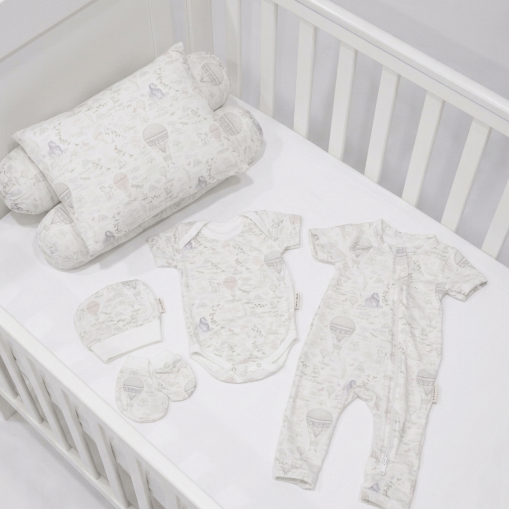 Carrol Baby Pillow & Bolster Baby Set TENCEL™ Signature Collections - Bantal Guling Bayi Tencel - Gambar 4